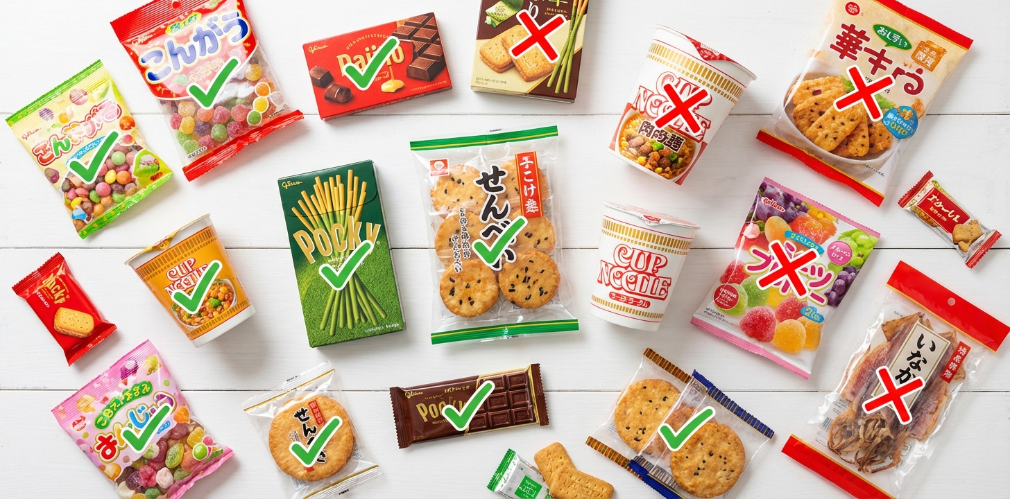 オーストラリア送れないものお菓子の種類と規制
