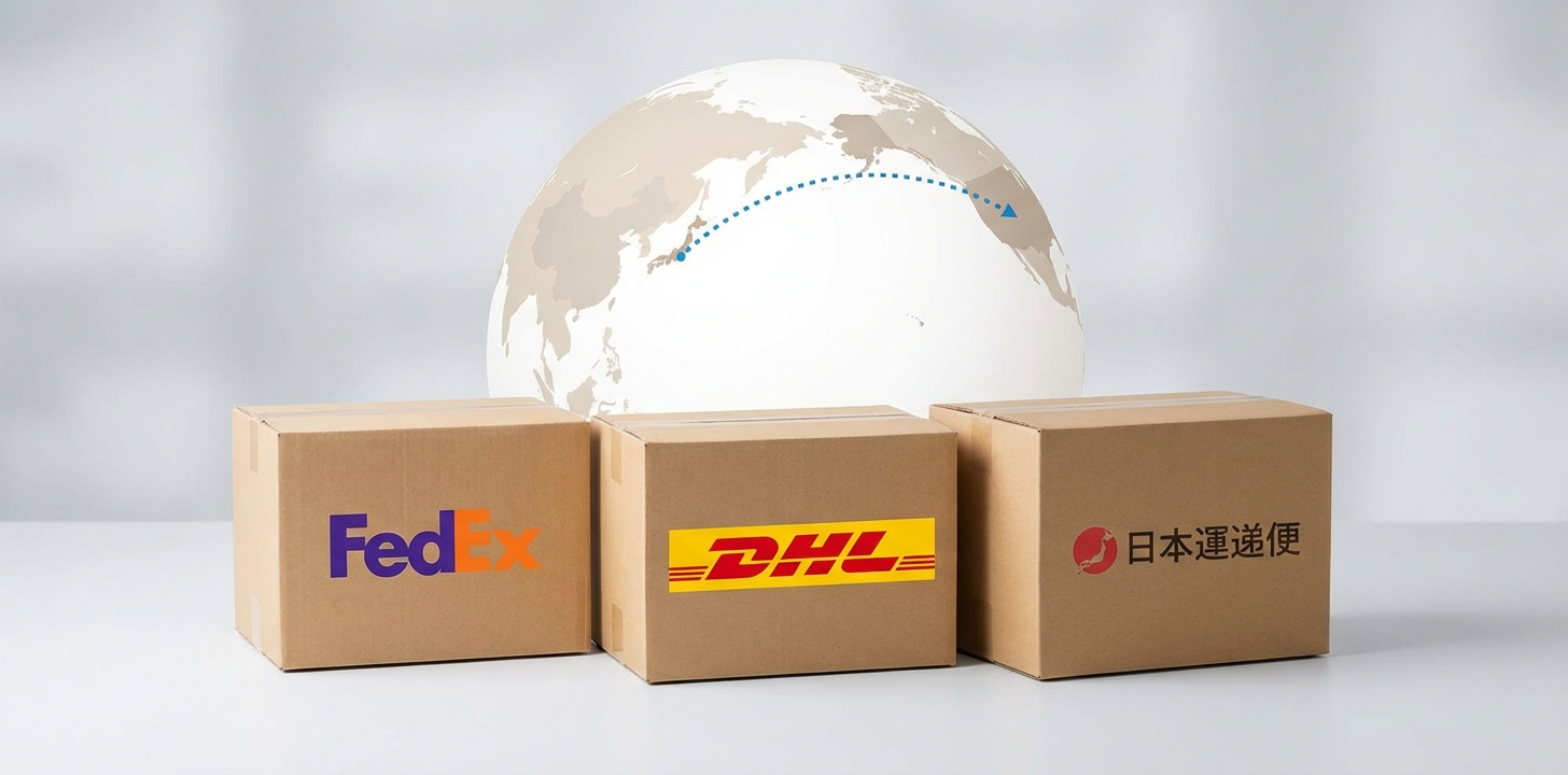 アメリカへの食品発送手段の比較イメージ