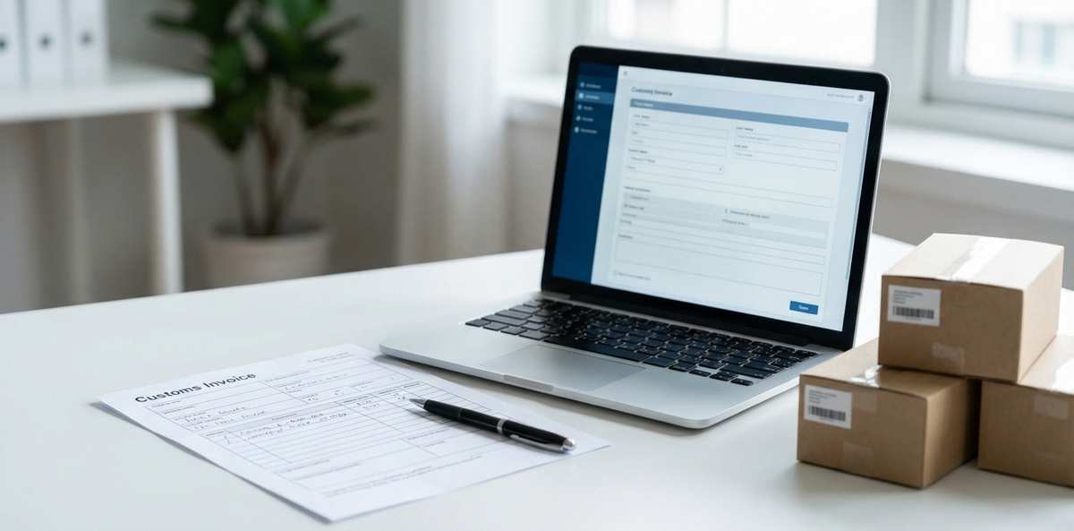 インドへの発送インボイス作成支援