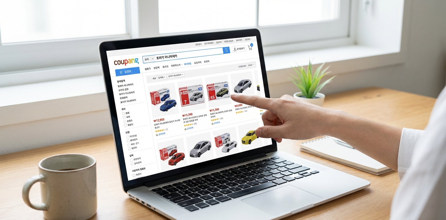 クーパンでトミカを探す方法