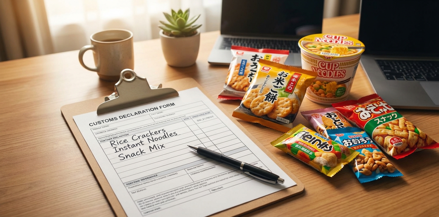 中国向け食品インボイスの書き方