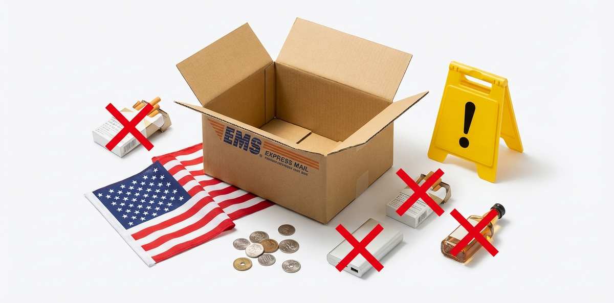 EMSアメリカ送れないもの禁制品