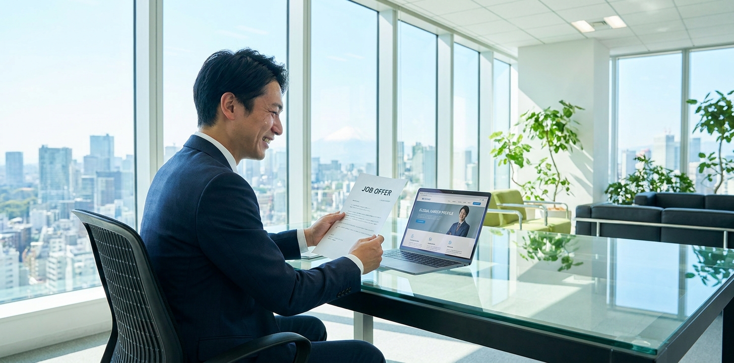 アメリカ駐在から転職で帰国するイメージ