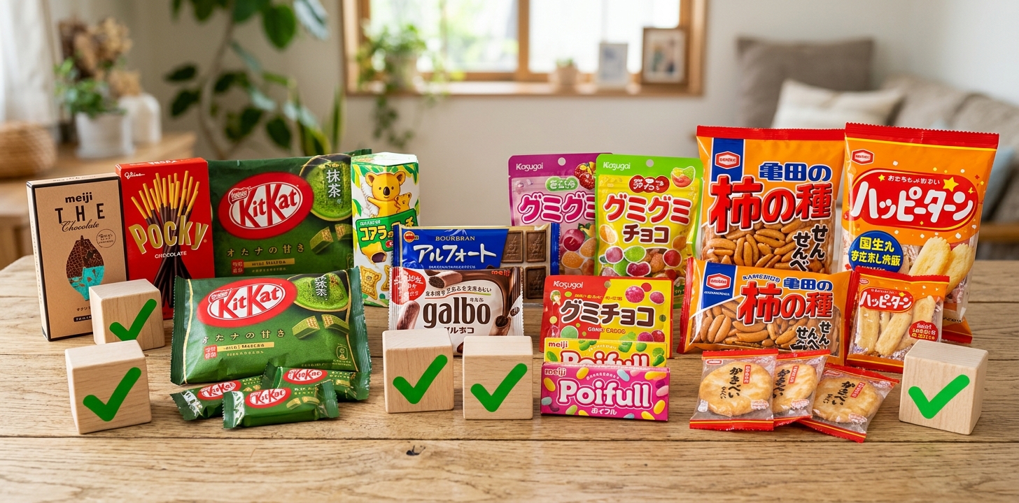 アメリカに持ち込める日本のお菓子