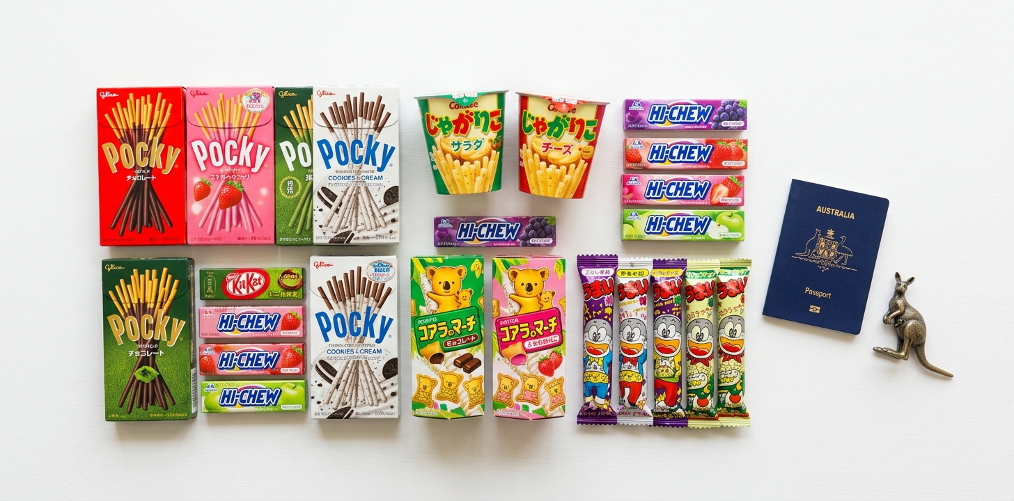 オーストラリアに持ち込める日本のお菓子