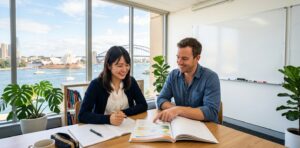 オーストラリア留学の語学学校授業風景