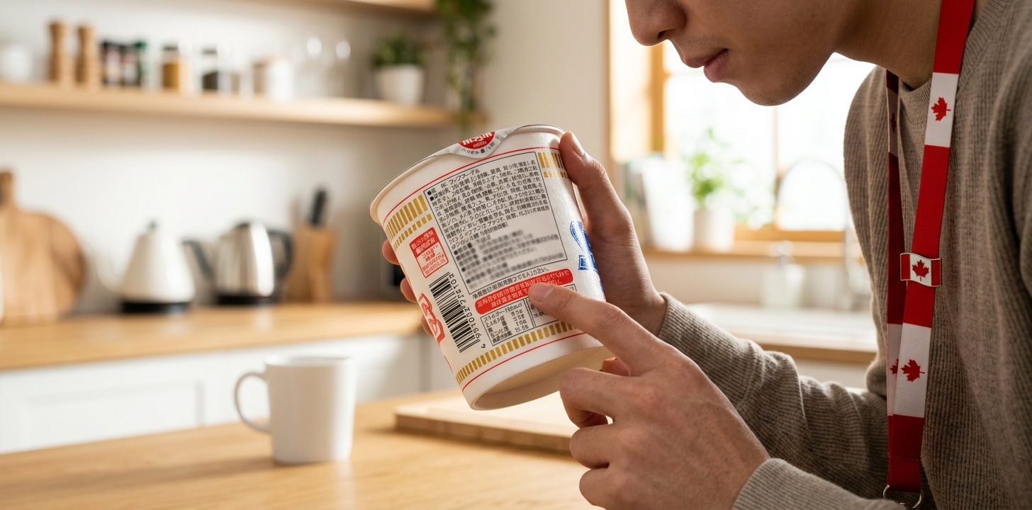 カナダに持ち込みやすいカップ麺の選び方