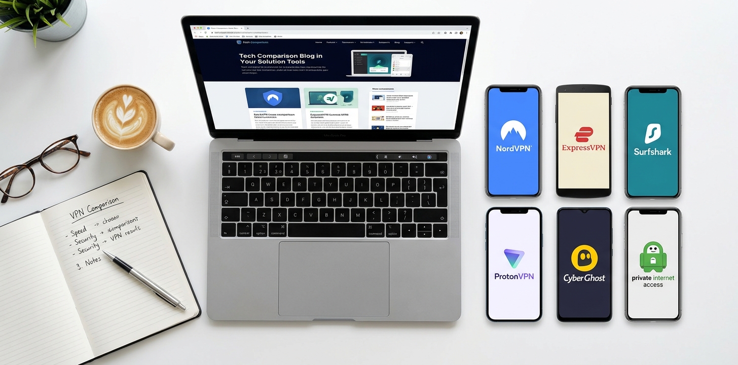 VPN比較表のイメージ
