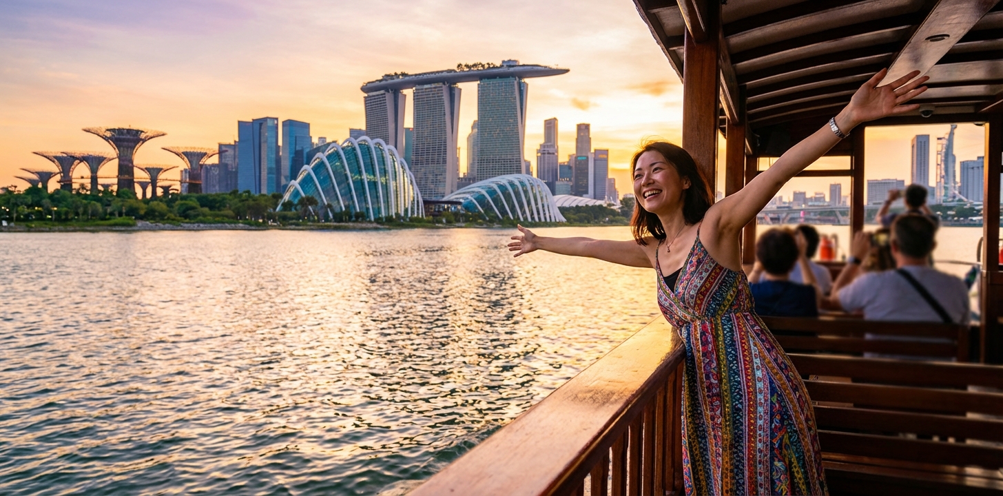 駐在妻が観光ツアーで海外の絶景を楽しむ
