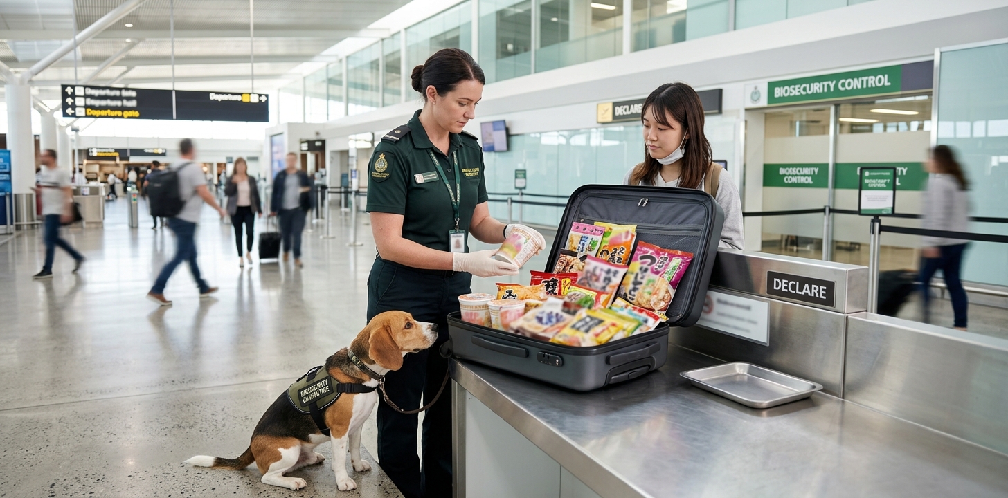 どん兵衛 海外持ち込み 税関検疫チェックのリスク