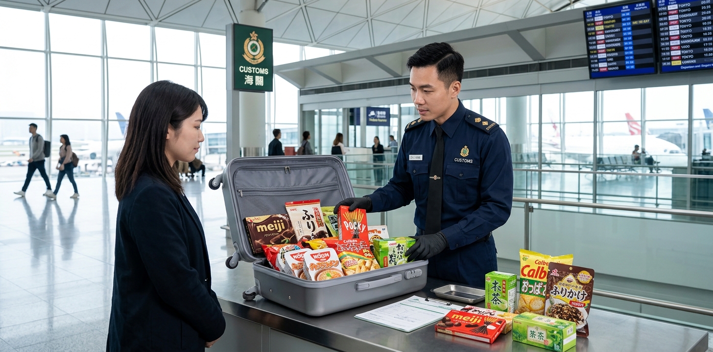 香港へのカップ麺・食品の持ち込みNG・OK判定