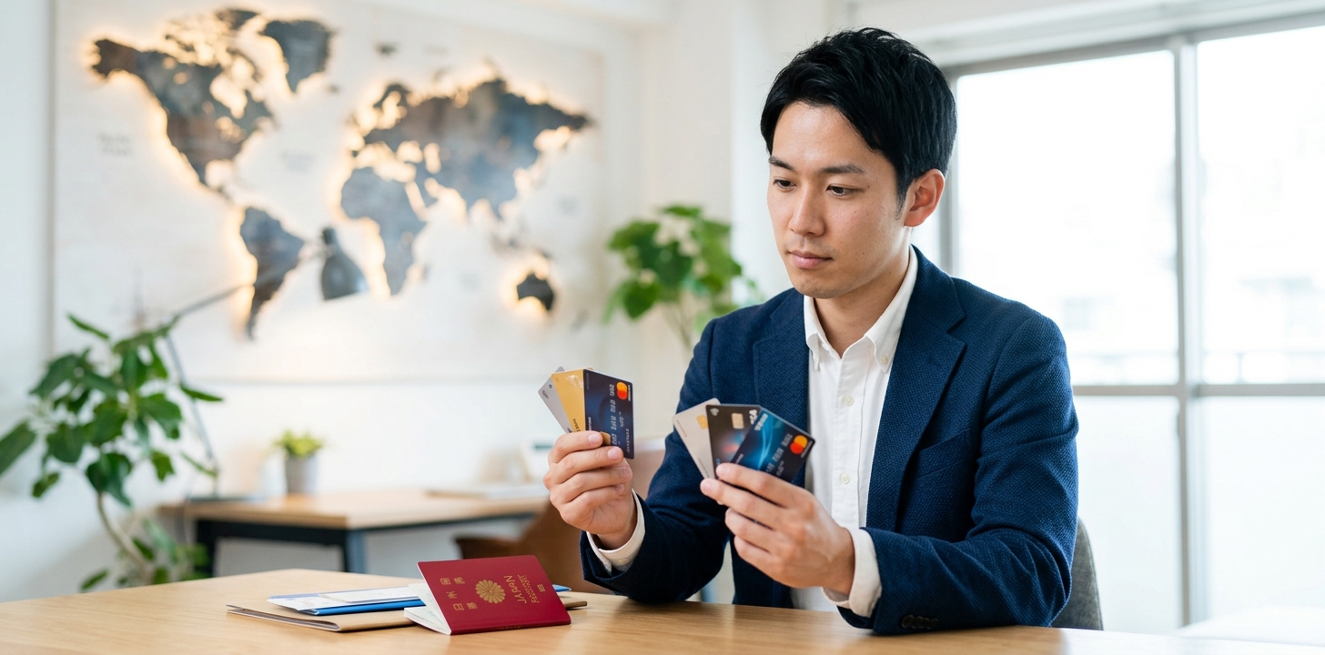 海外赴任でクレジットカードを準備する