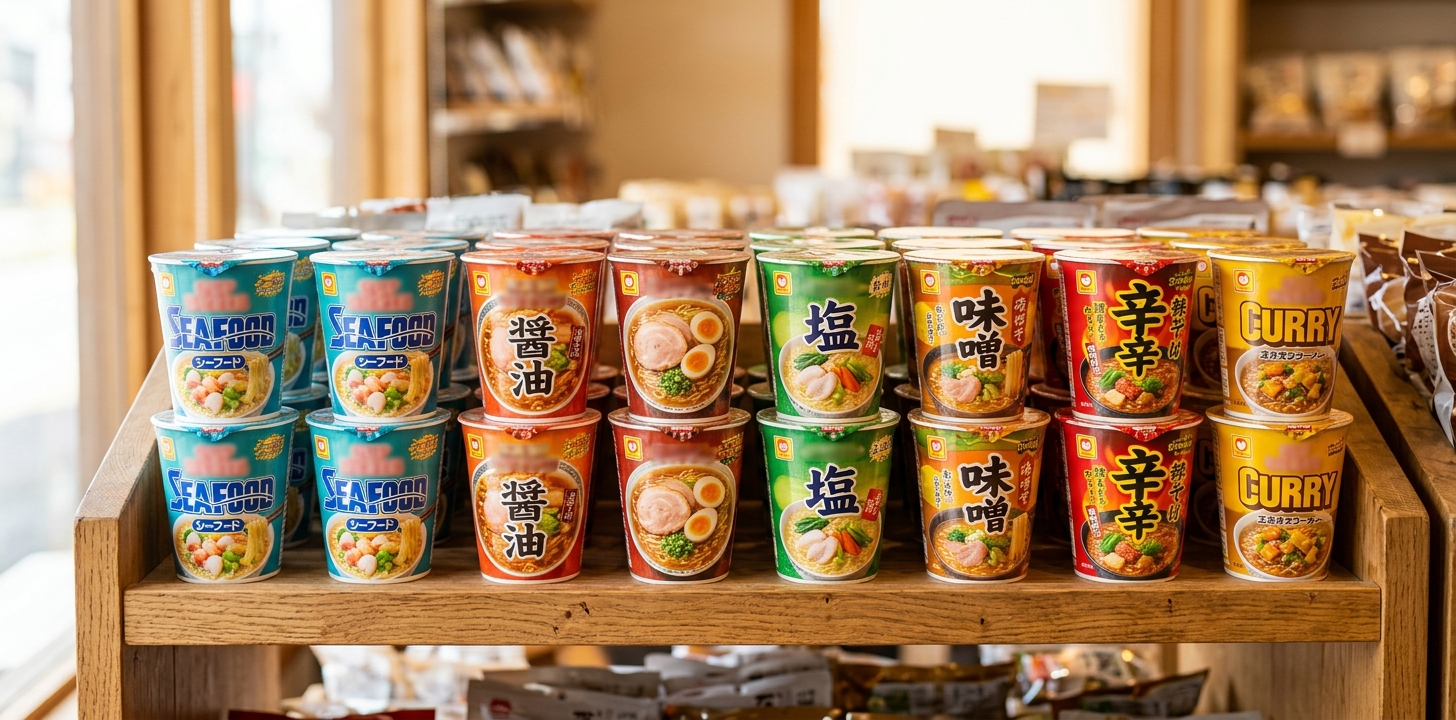 韓国に持ち込める日本のカップ麺の種類