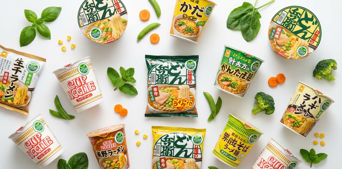 ビーガン対応 肉エキスなし カップ麺のイメージ