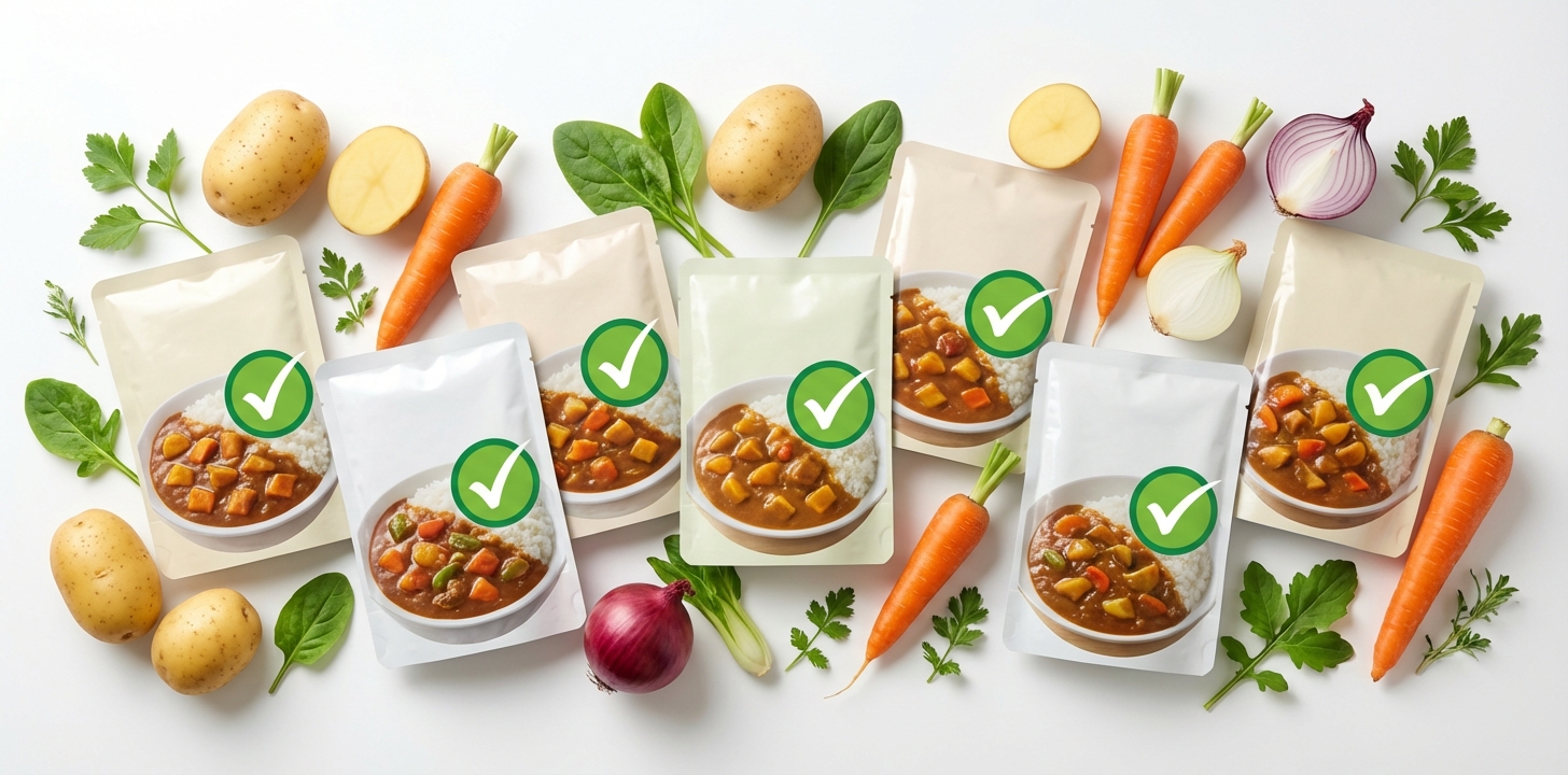 野菜カレー ビーガン レトルト 海外持ち込み安全な選択肢