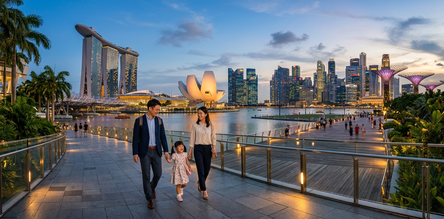 シンガポール駐在の生活費と家族の暮らし