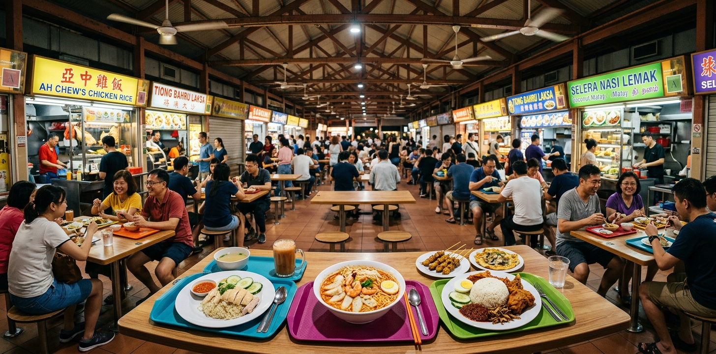 シンガポールのホーカーセンター(屋台街)