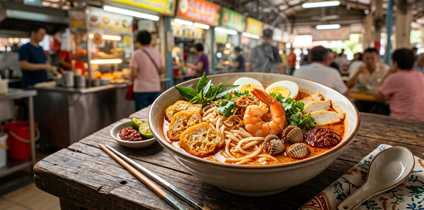 シンガポール名物ラクサのカップ麺