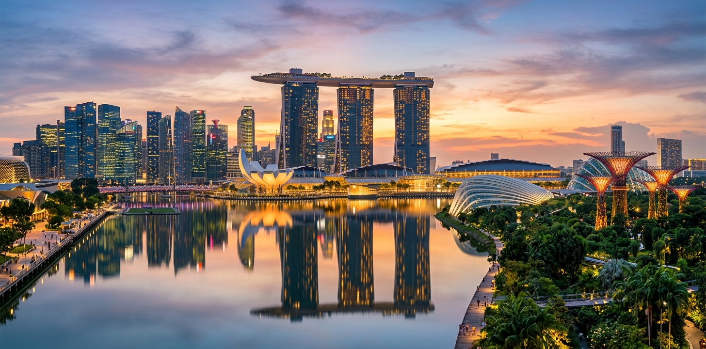 シンガポールのマリーナベイエリア