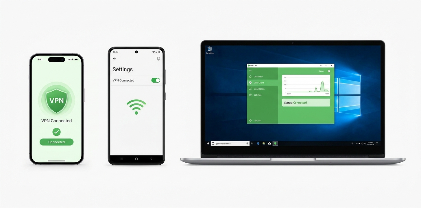 スイカVPNと他VPNの比較イメージ