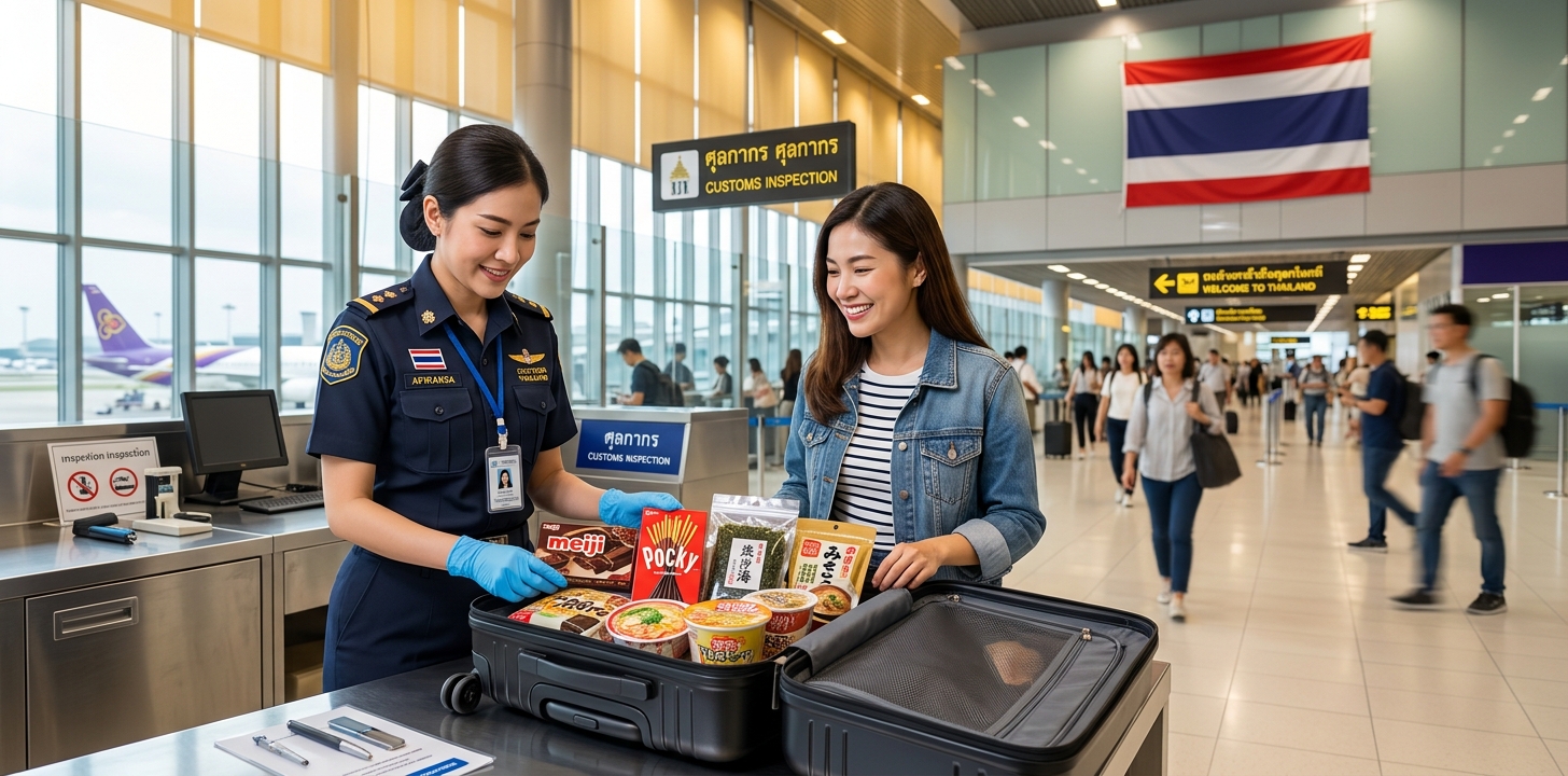 タイへのカップ麺・食品の持ち込みNG・OK判定