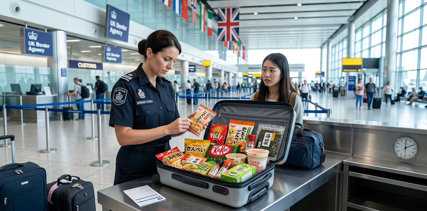 イギリスへのカップ麺・食品の持ち込みNG・OK判定