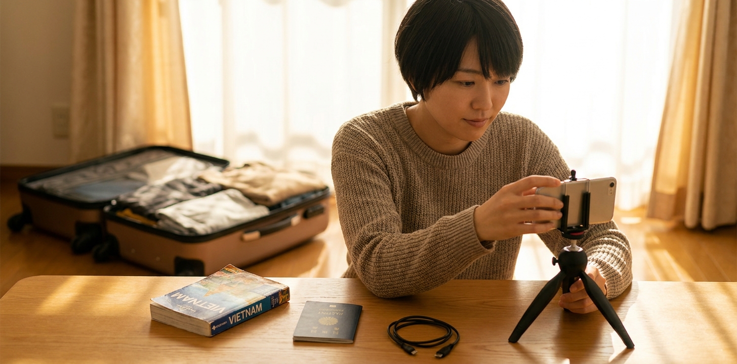 ベトナムでVPNを設定する人のイメージ