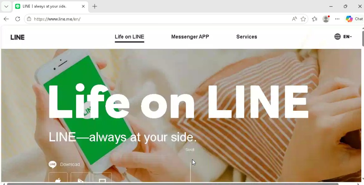 LINE 実機テストスクリーンショット