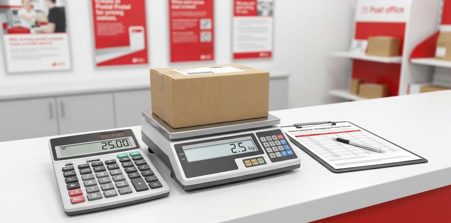 EMSでミャンマーに荷物を送るときの料金計算のイメージ