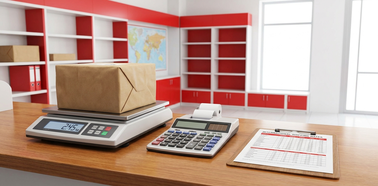 EMSでネパールに荷物を送るときの料金計算のイメージ