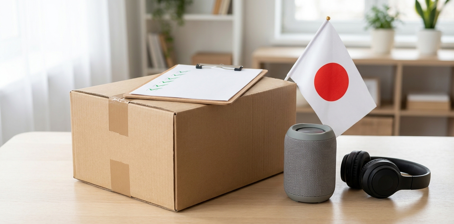 スピーカーの海外発送チェックリストのイメージ
