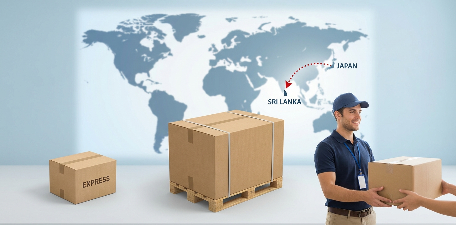 スリランカへ荷物を送る3つの方法のイメージ